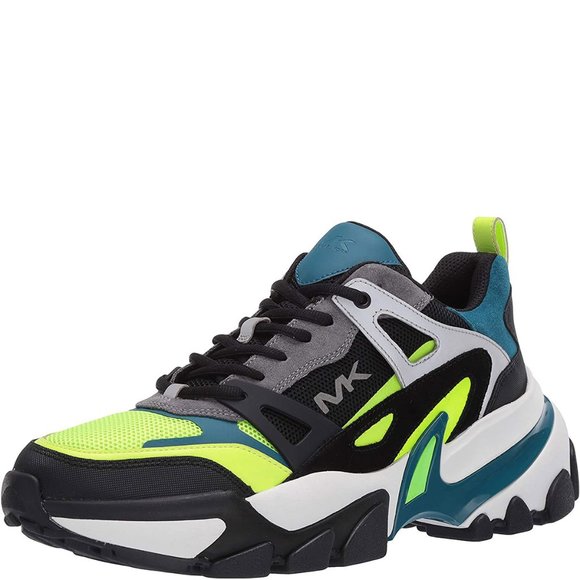 neon lime green sneakers